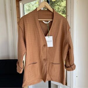 People Tree Organic Cotton Anika Quilted Jacket - US8/UK12 - New with tags!